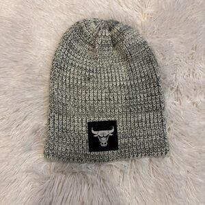 Chicago Bulls Winter Knit Gray Hat